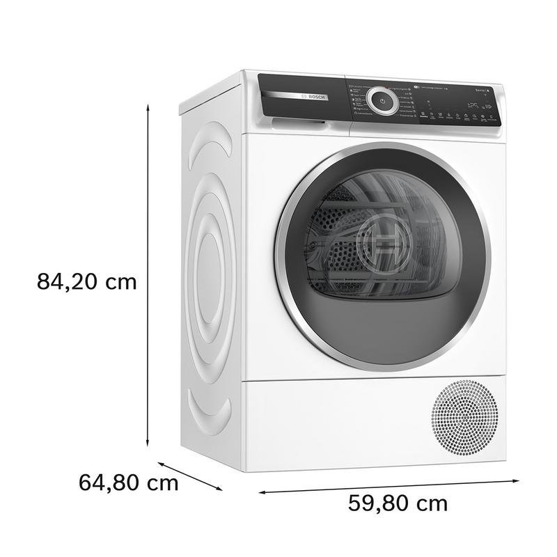 Detalle 2 de Bosch Serie 6 WQH246B0ES secadora de bomba de calor 9 kg Clase B con Home Connect