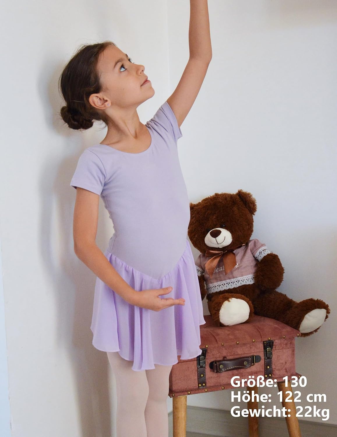 Detalle 2 de Vestito da balletto in cotone per bambine