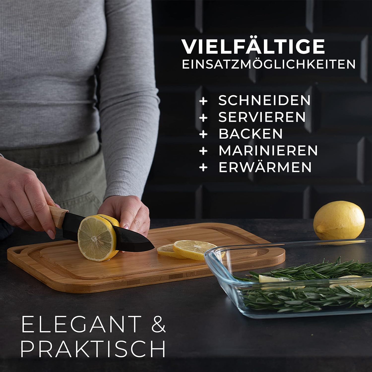 Thumbnail 4 de Exitoso Juego de Cajas para Untar de Bambú y Cristal 🥣