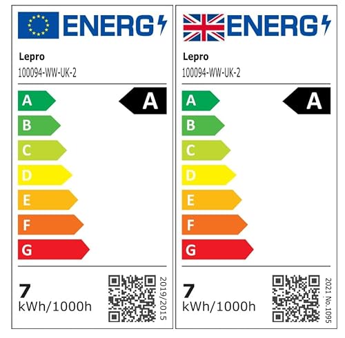 Thumbnail 9 de Lepro 1520lm Bayonet Light Bulb A-Rated, 7.2W, Warm White – Pack of 2