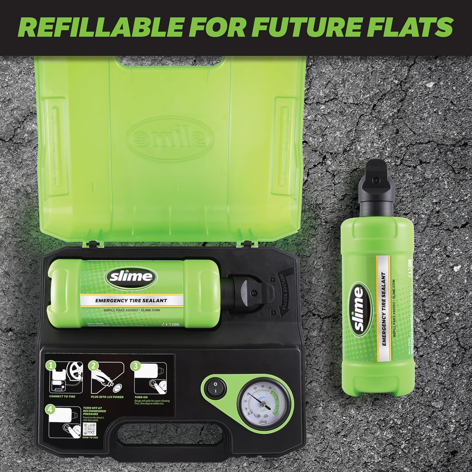 Detalle de Slime 50159 Flat Tyre Repair Kit – Smart Repair Ultra