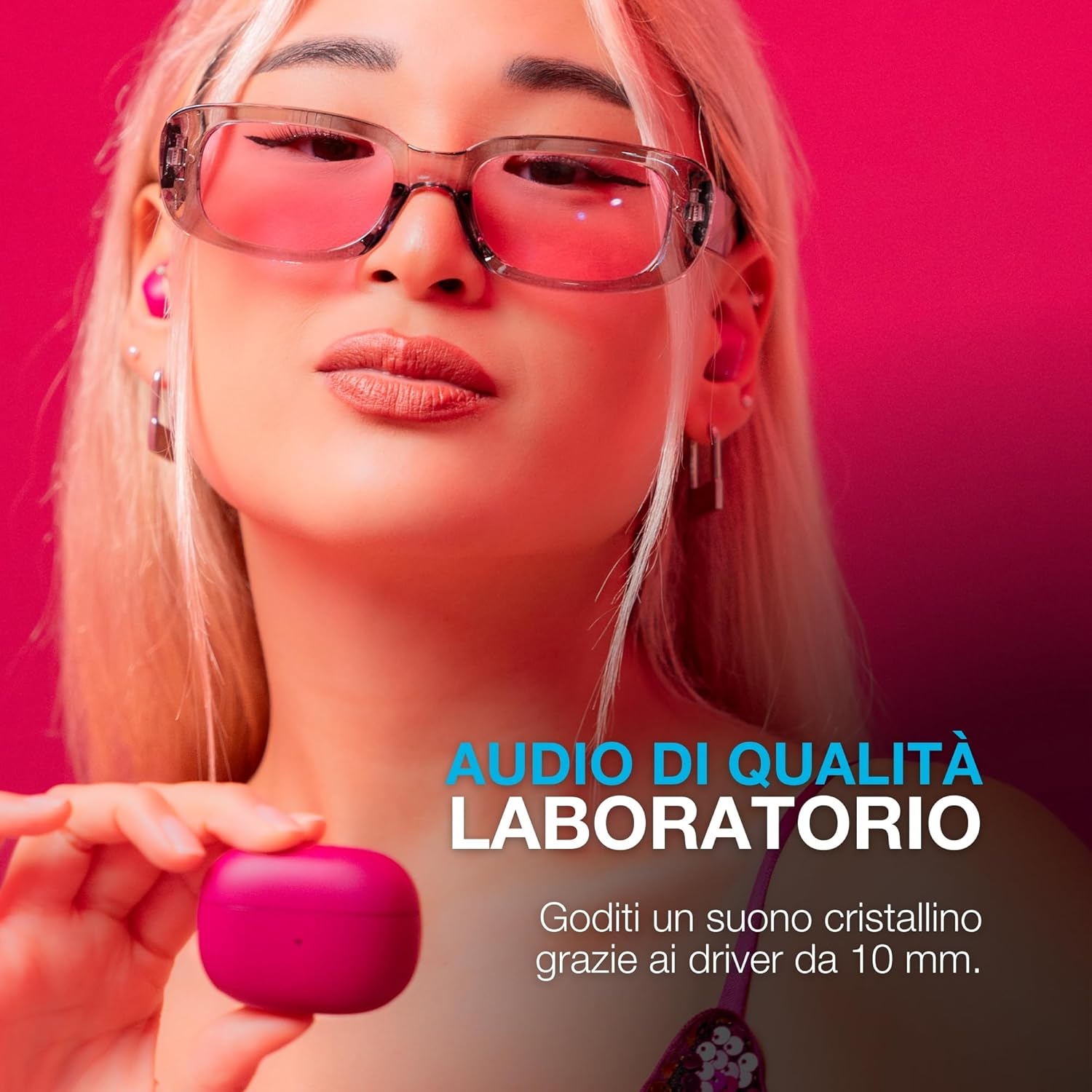 Thumbnail 3 de JLab Go Pop ANC Auricolari Bluetooth con ANC, 24+ h e multipoint