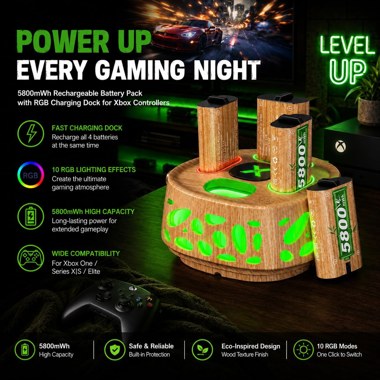 Thumbnail 6 de Xbox Rechargeable Battery Pack 5800mWh