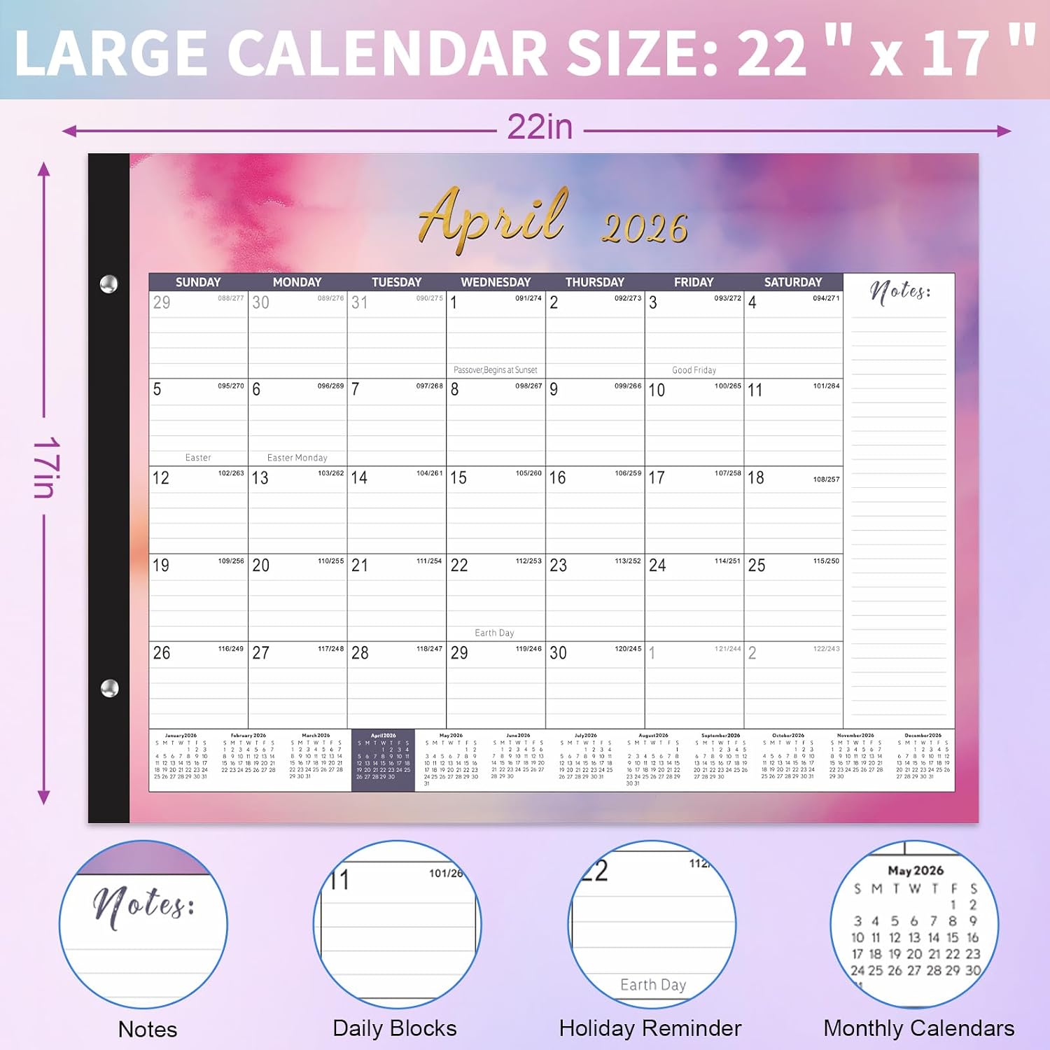 Detalle 2 de Gannyfer 2026 Desk Calendar ๐