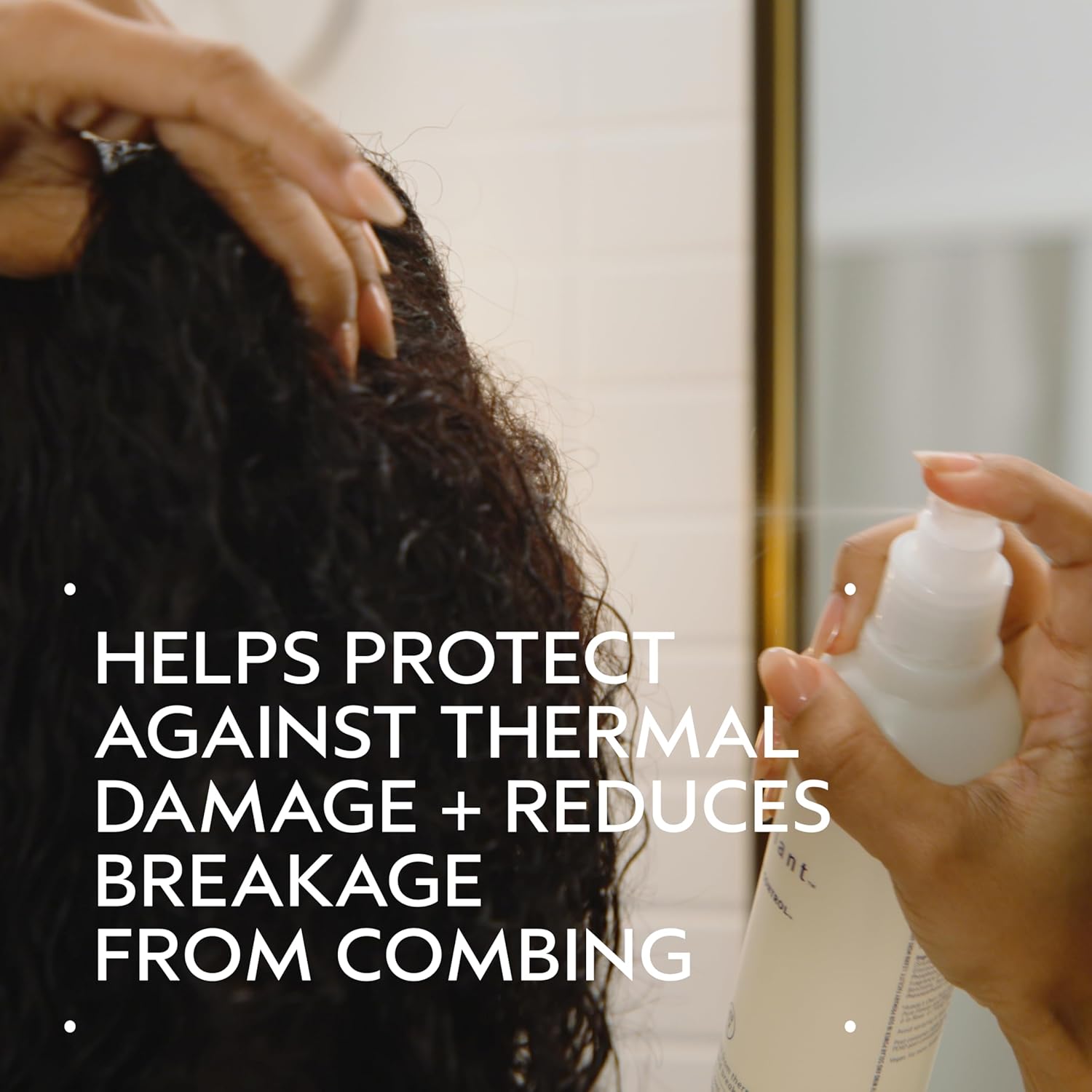 Detalle de Aveda Brilliant Damage Control Detangling Spray — Heat Protection for Hair (250ml)