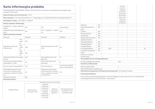 Thumbnail 18 de Cata VI 54024 X vinoteca 28 botellas, 60 cm