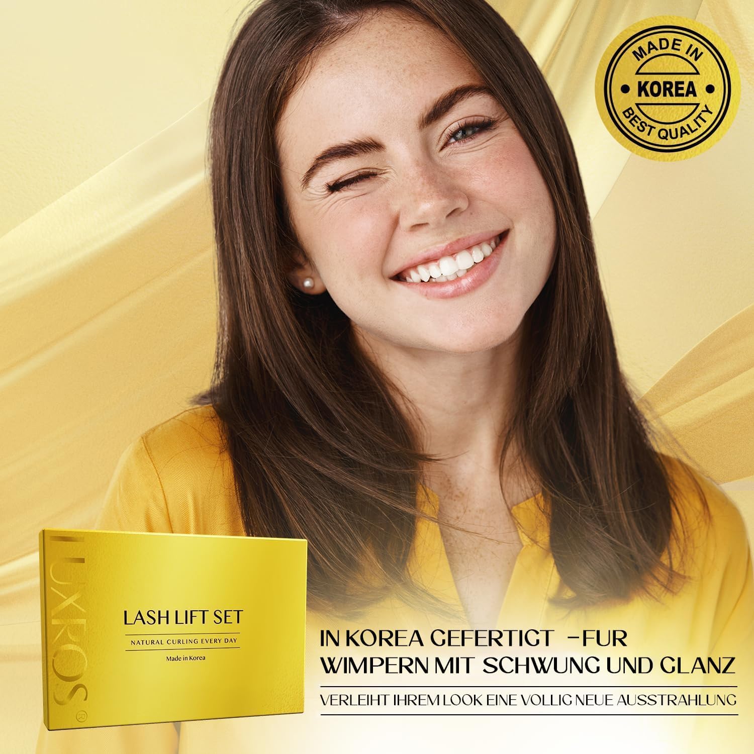 Detalle de AYASAL Wimpernlifting Set – Koreanische Formel, Thio-frei, Für Zuhause