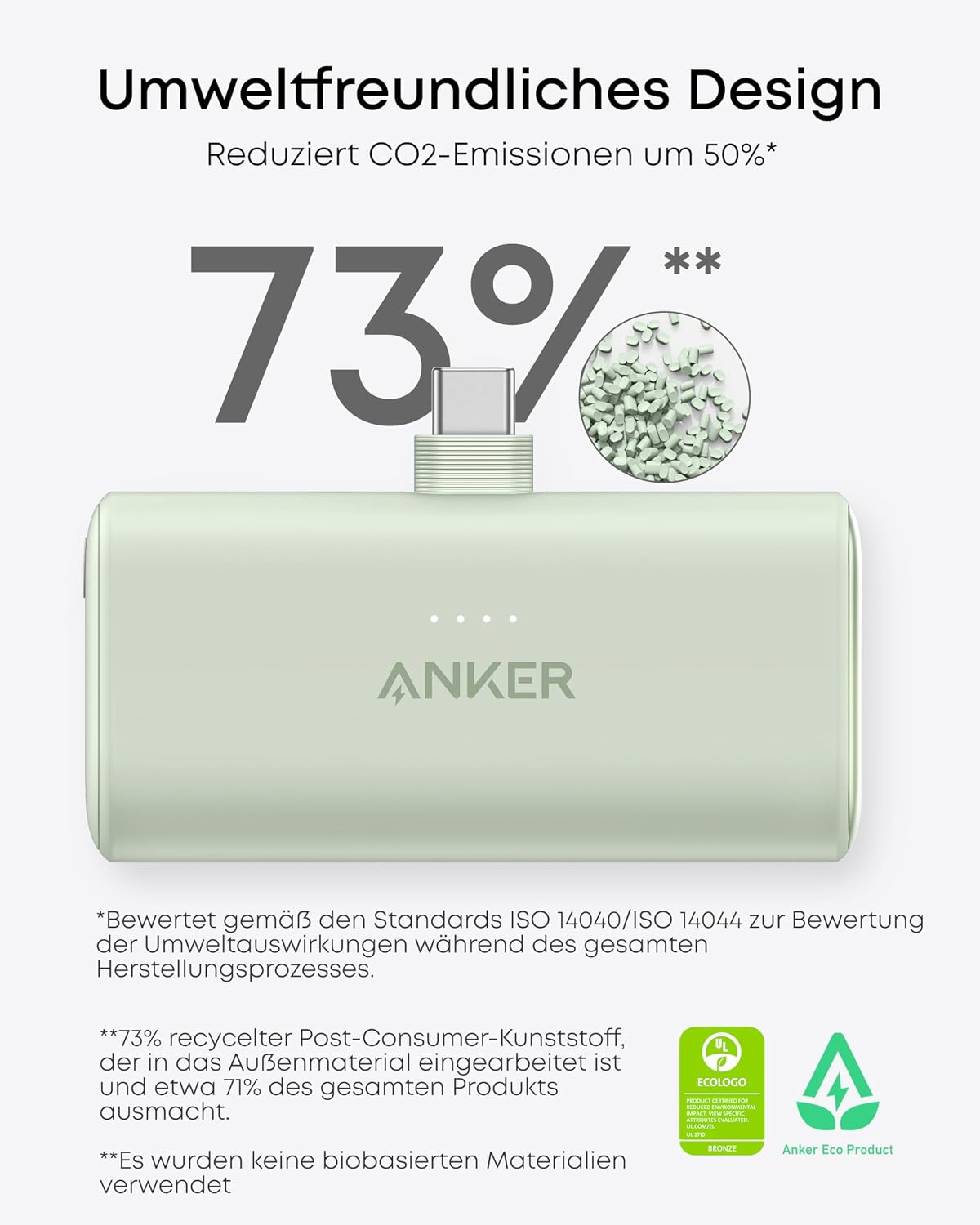 Thumbnail 6 de Anker Nano 5000mAh Powerbank – 22,5 W Max mit faltbarem USB-C Stecker