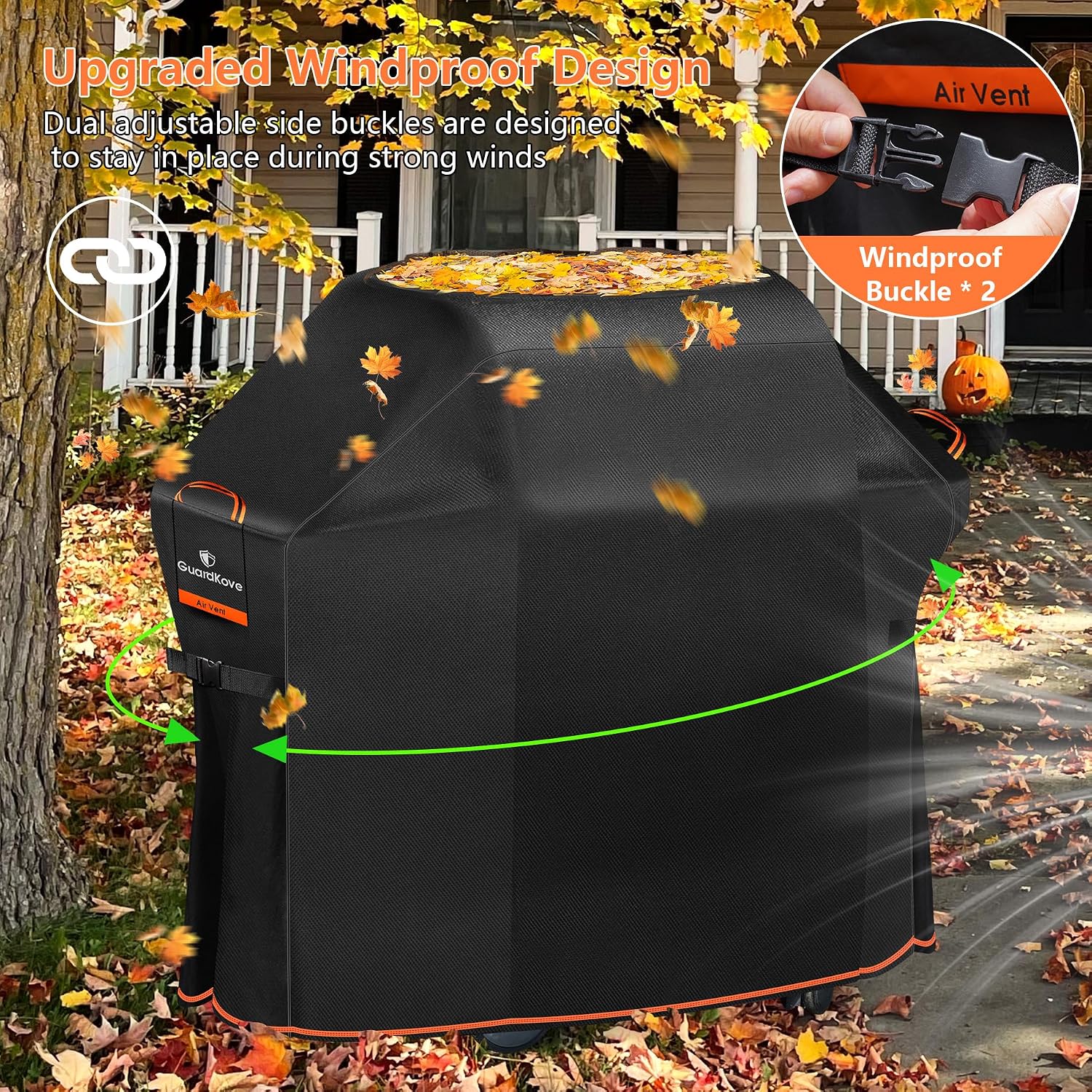 Thumbnail 5 de GuardKove 60"KL-009 60-Inch Grill Cover, 1000D Oxford Fabric