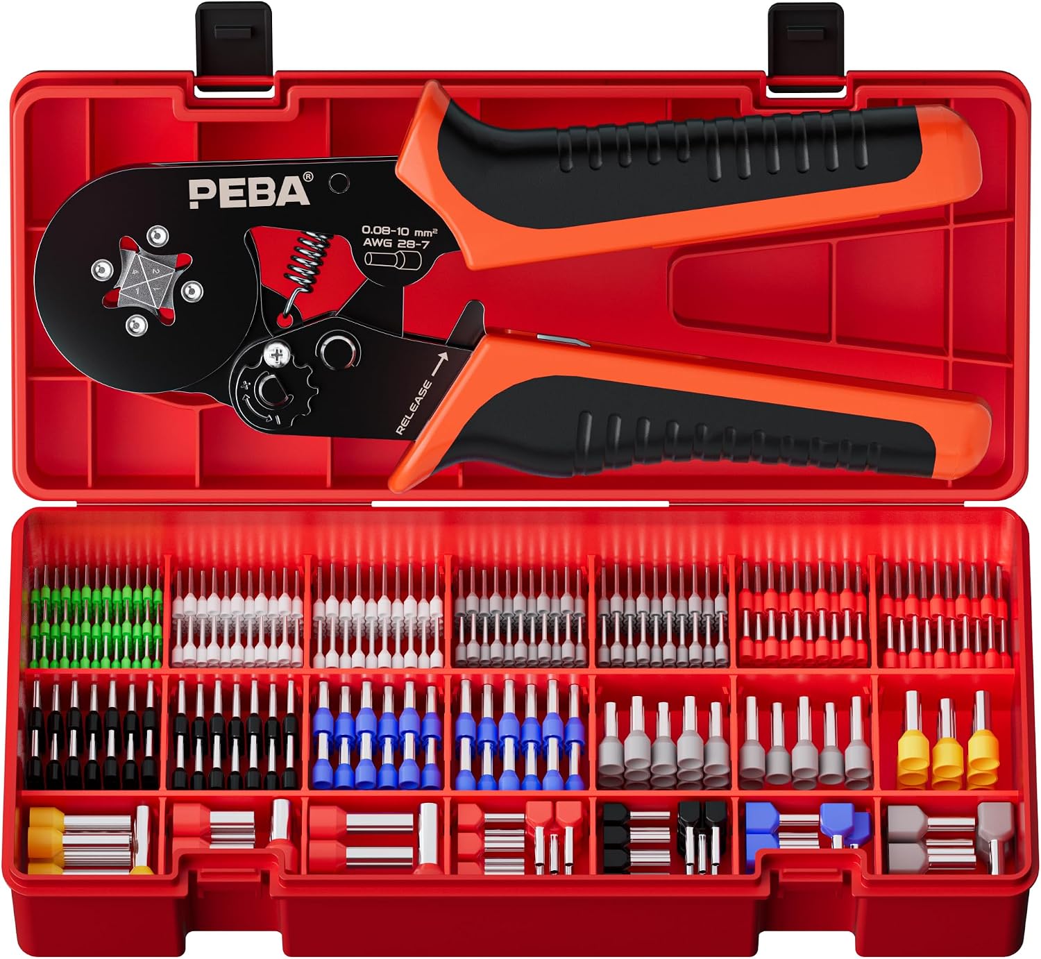 Detalle de PEBA Set Pinza Crimpatrice 21 misure 🛠