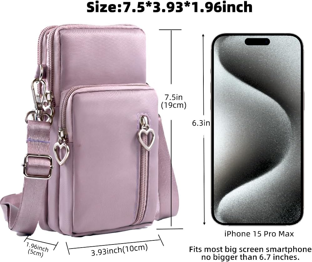 Thumbnail 1 de JANKS Small Crossbody Bag for Women: Compact Phone Wallet with Adjustable Strap