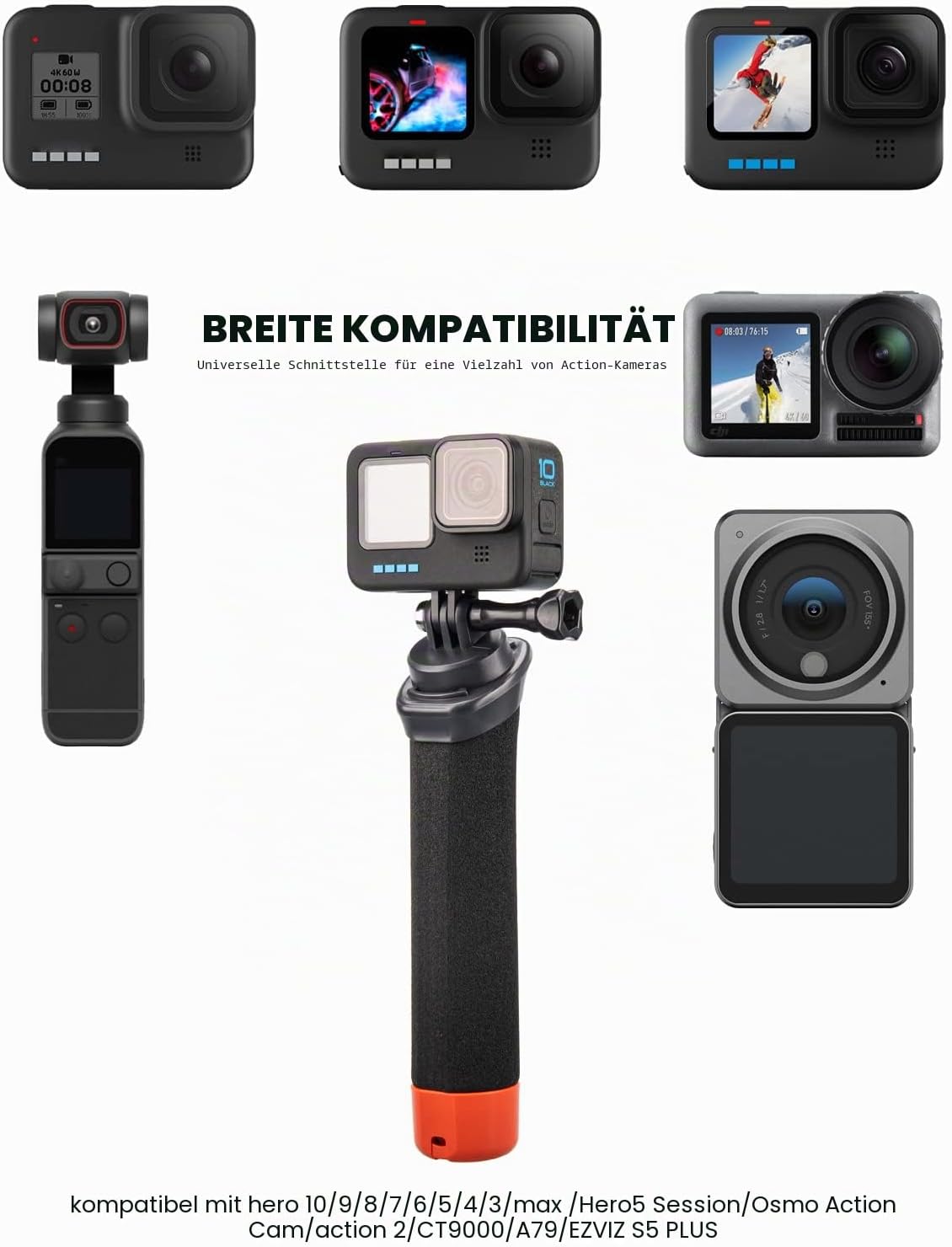 Detalle 2 de Lammcou Schwimmender Griff für GoPro