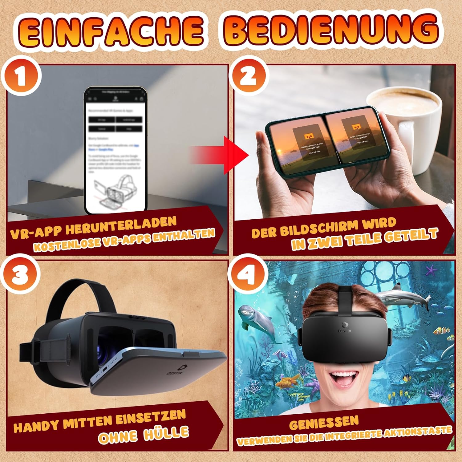 Thumbnail 6 de DESTEK V5 VR Brille 110° FOV