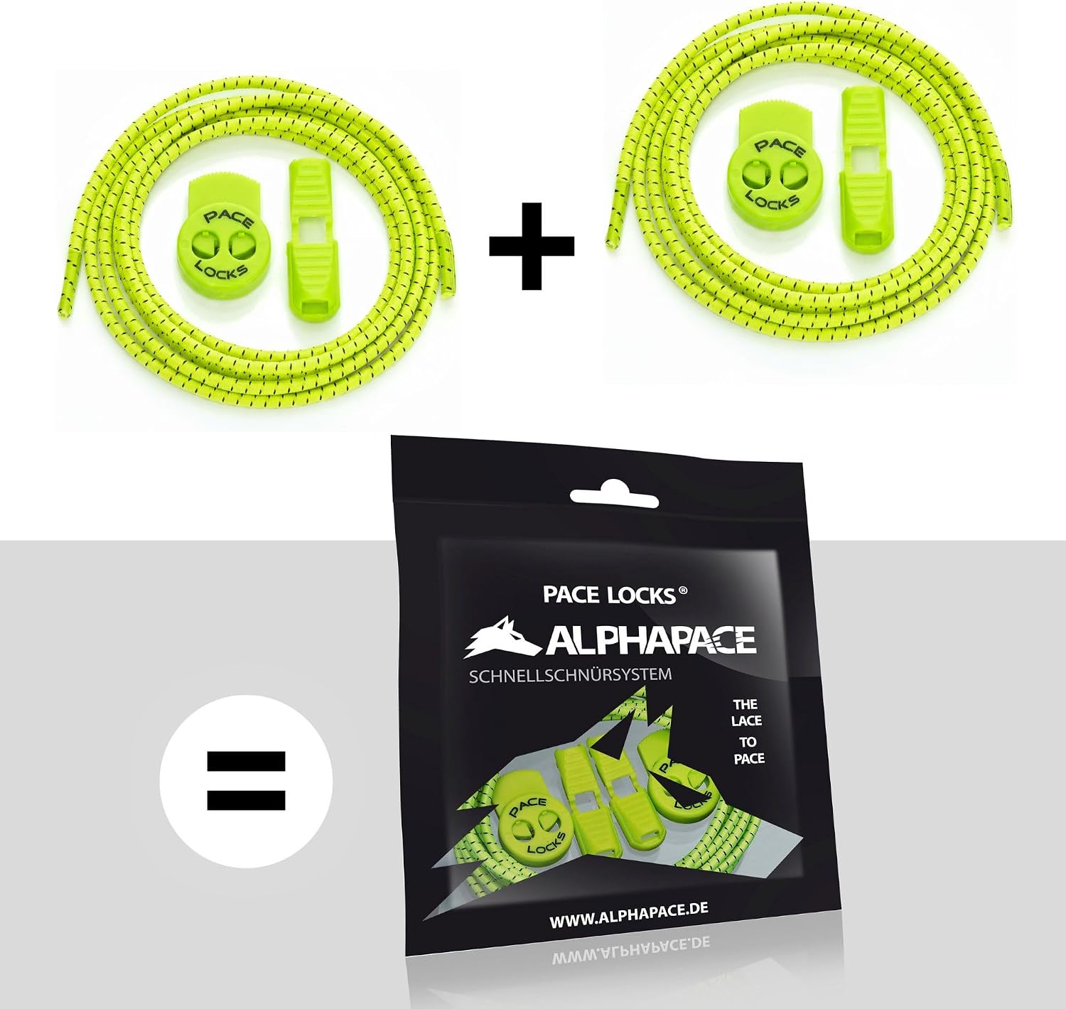 Detalle de ALPHAPACE Pace Locks lacets élastiques 120 cm
