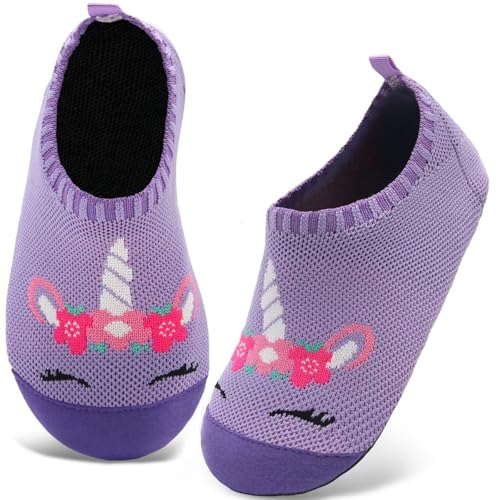 Detalle de Kyopp Hausschuhe Kinder – rutschfeste, flexible Barfußschuhe für Jungen und Mädchen