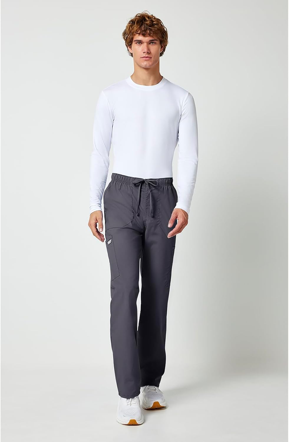 Thumbnail 2 de Cherokee WW Professionals Men's Tapered Cargo Scrub Pants, 5 Pockets, 2-Way Stretch