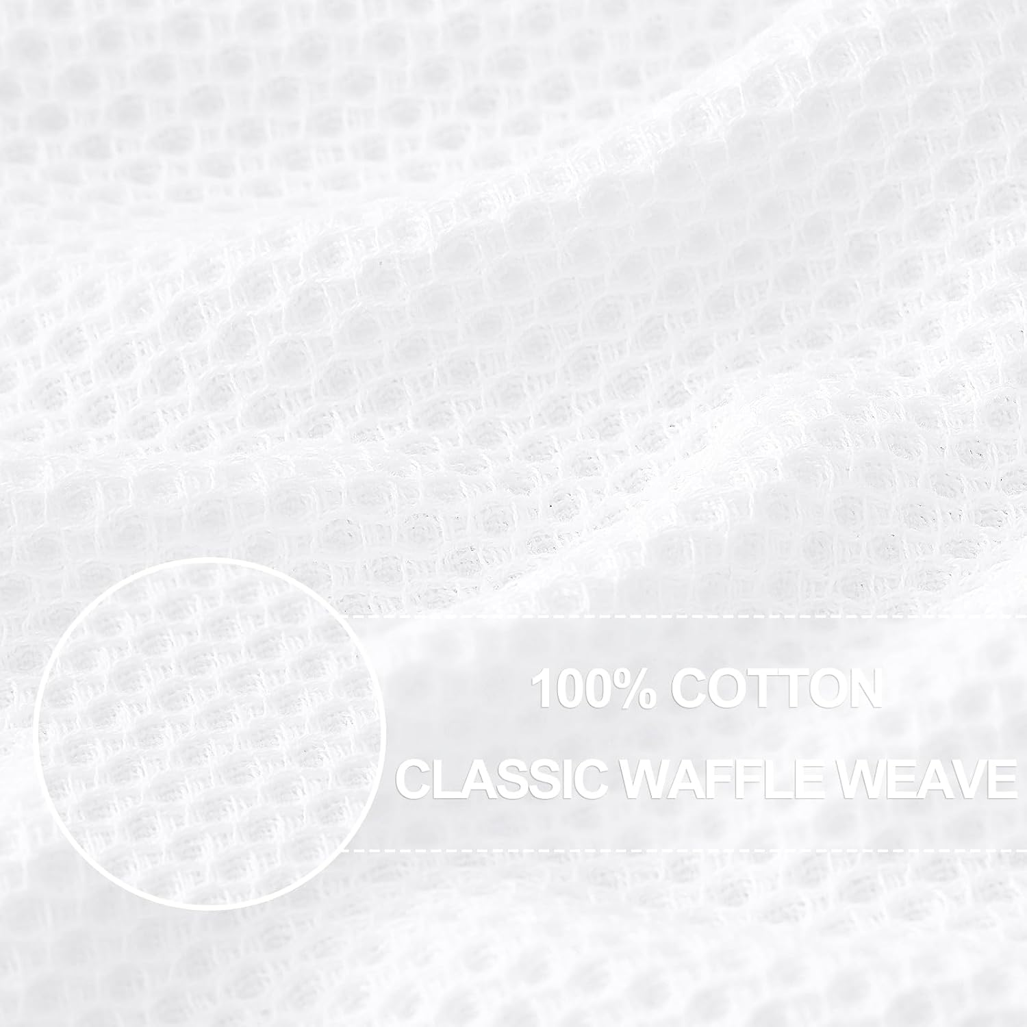 Detalle 2 de Homaxy 100% Cotton Kitchen Cloths 12x12 in, 6-Pack 🧽