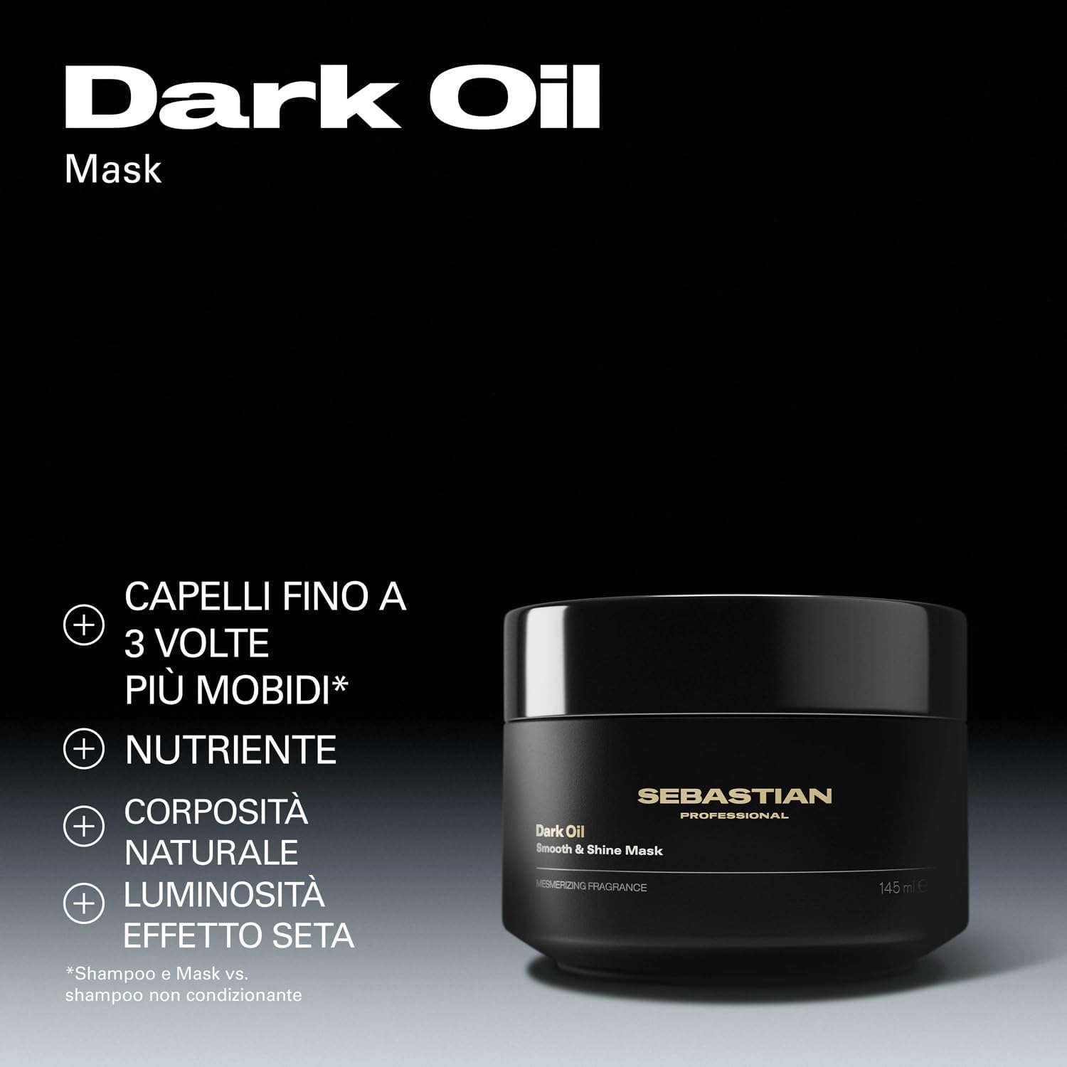 Thumbnail 2 de Sebastian Professional Dark Oil Smooth and Shine Mask: maschera rigenerante nutriente per capelli morbidi e luminosi