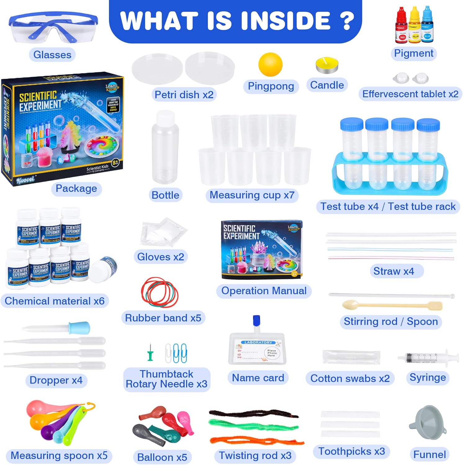 Thumbnail 1 de Science Kit for Kids 80 Experiments