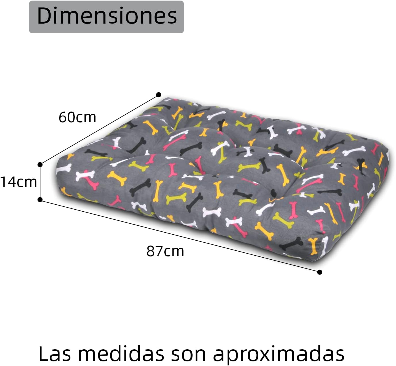 Thumbnail 5 de MERCURY TEXTIL Cama de Mascota Colchón Reversible