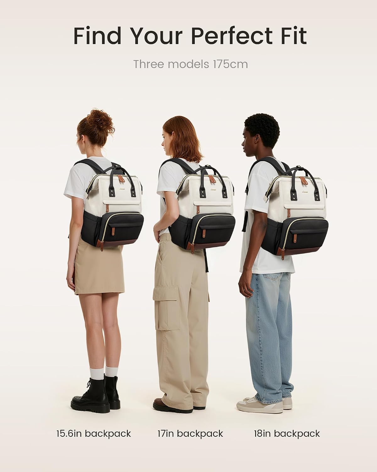 Thumbnail 4 de LOVEVOOK Laptop Backpack 15.6-inch waterproof daypack