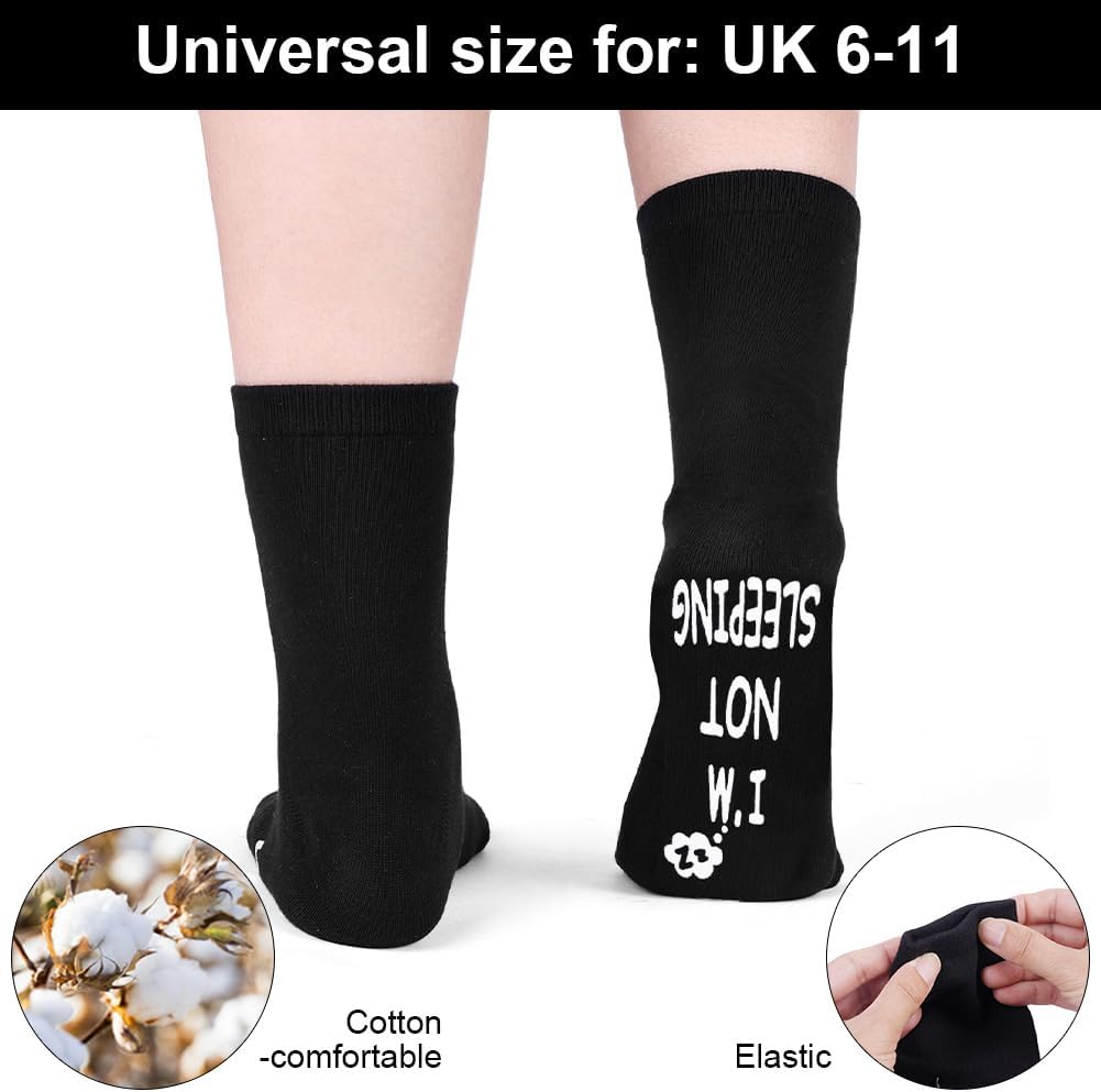 Detalle 2 de OFFCUP Funny Cotton Novelty Crew Socks for Men and Women