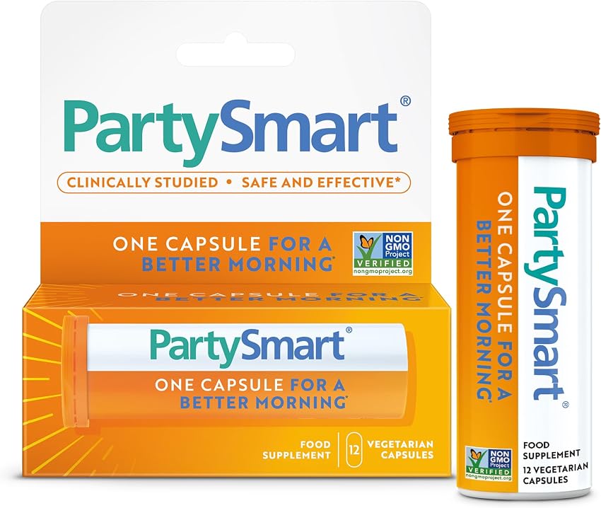 Detalle de Himalaya Natural PartySmart 1 cápsula antes de la fiesta 💊