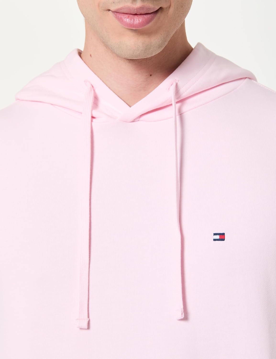 Detalle de Tommy Hilfiger Felpa con cappuccio unisex: comoda e versatile per tutti i giorni