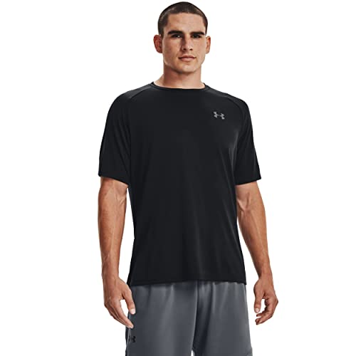 Detalle de Under Armour Herren Tech 2.0 Shortsleeve: Lockeres, atmungsaktives Trainingsshirt