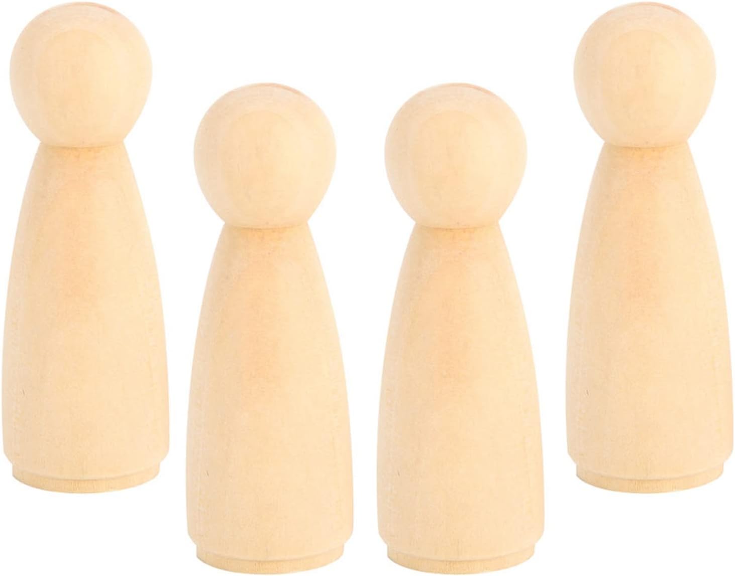 Detalle de ZJchao houten poppen, 10 vrouwelijke figuren van 75 mm om zelf te versieren