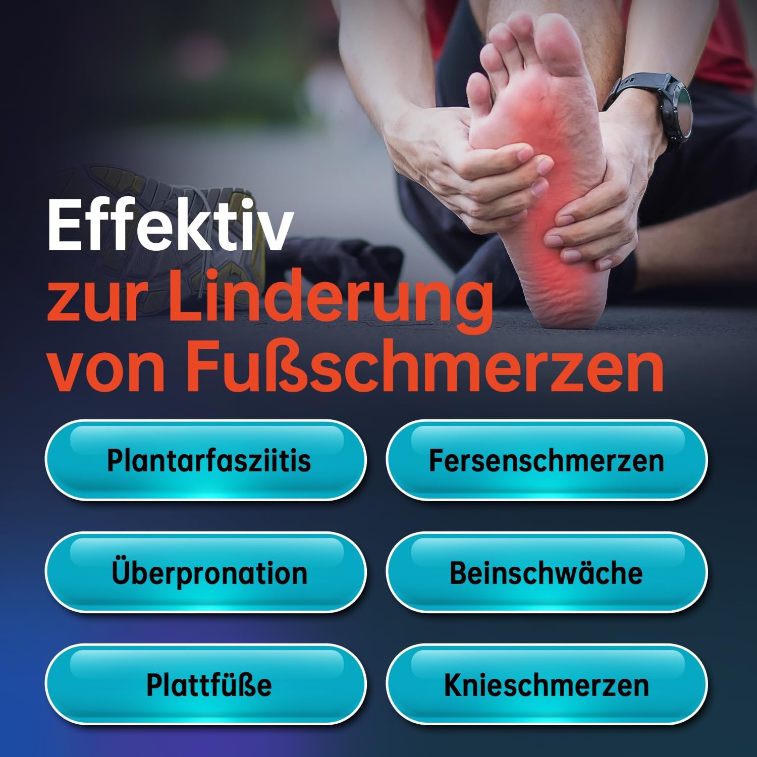 Thumbnail 2 de PCSsole orthopädische Einlegesohlen für Fersensporn & Plattfüße – Bogenstütze für Männer und Damen