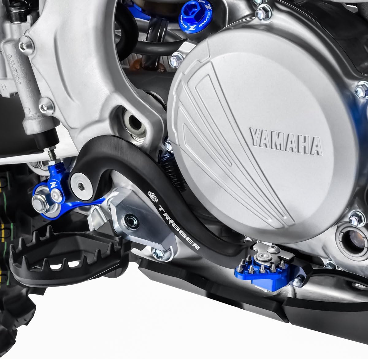 Detalle de ZETA RACING F6912 トリガーブレーキペダル 可倒式チップ・2段階調整・鍛造アルミ製