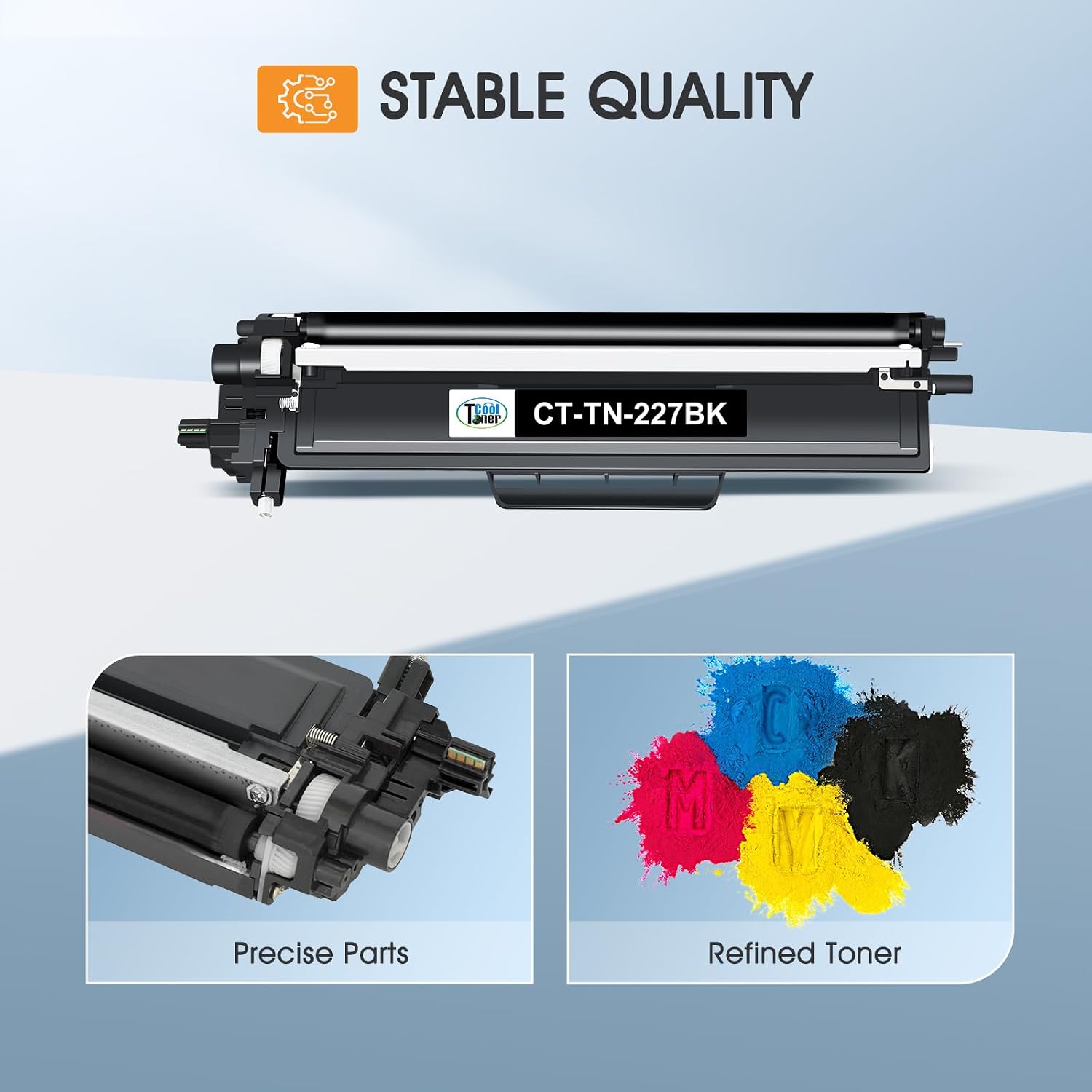 Detalle 2 de Cool Toner TN227 Toner Cartridge 4-Pack, High-Yield 4-Color Set