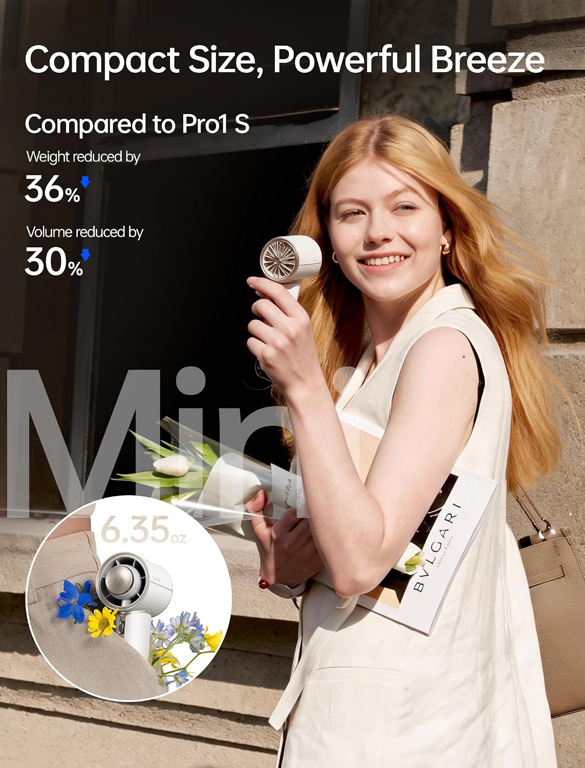 Thumbnail 4 de JISULIFE Pro1 Mini Handheld Fan with Aroma Pod: Next‑Gen Cooling for Travel and Everyday Use