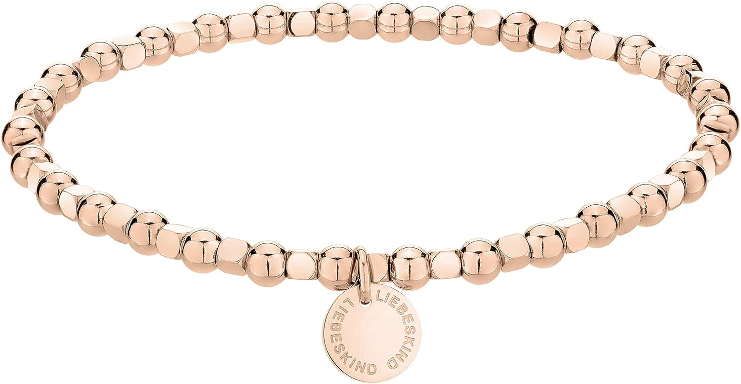 Thumbnail 4 de LIEBESKIND BERLIN Beads Armband – Kleine Kugeln aus Edelstahl & Edelstein, Filigran-Schmuck für Damen