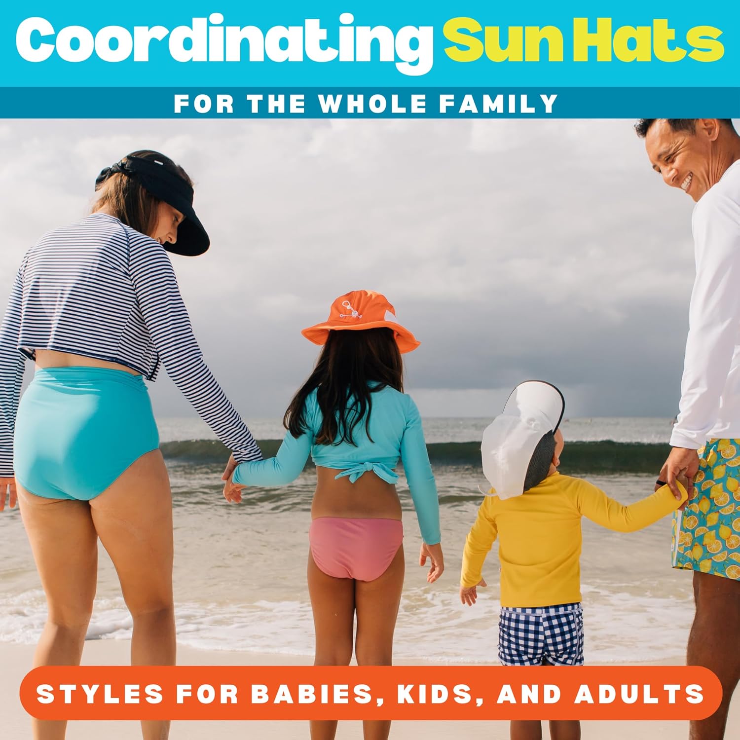 Thumbnail 6 de SwimZip Wide Brim Sun Hat with UPF 50+ Protection for Baby to Kids