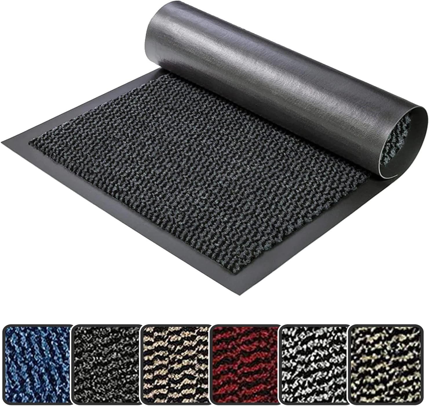 Thumbnail 2 de GULLAMBO Hallway Runner Rug with Non-Slip Rubber Backing (Heavy Duty Dirt Trapping, Low Profile)