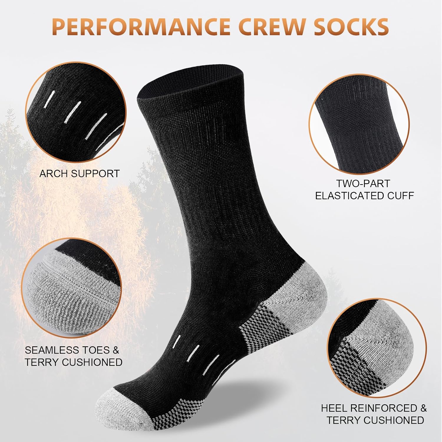 Thumbnail 2 de Niorasen Mens Socks