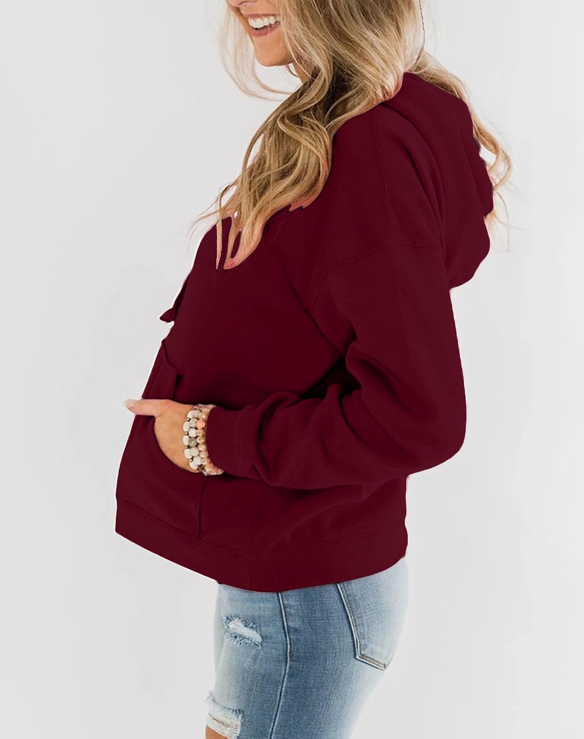 Thumbnail 1 de EUHOM Hoodie Damen Kapuzenpullover Baumwolle