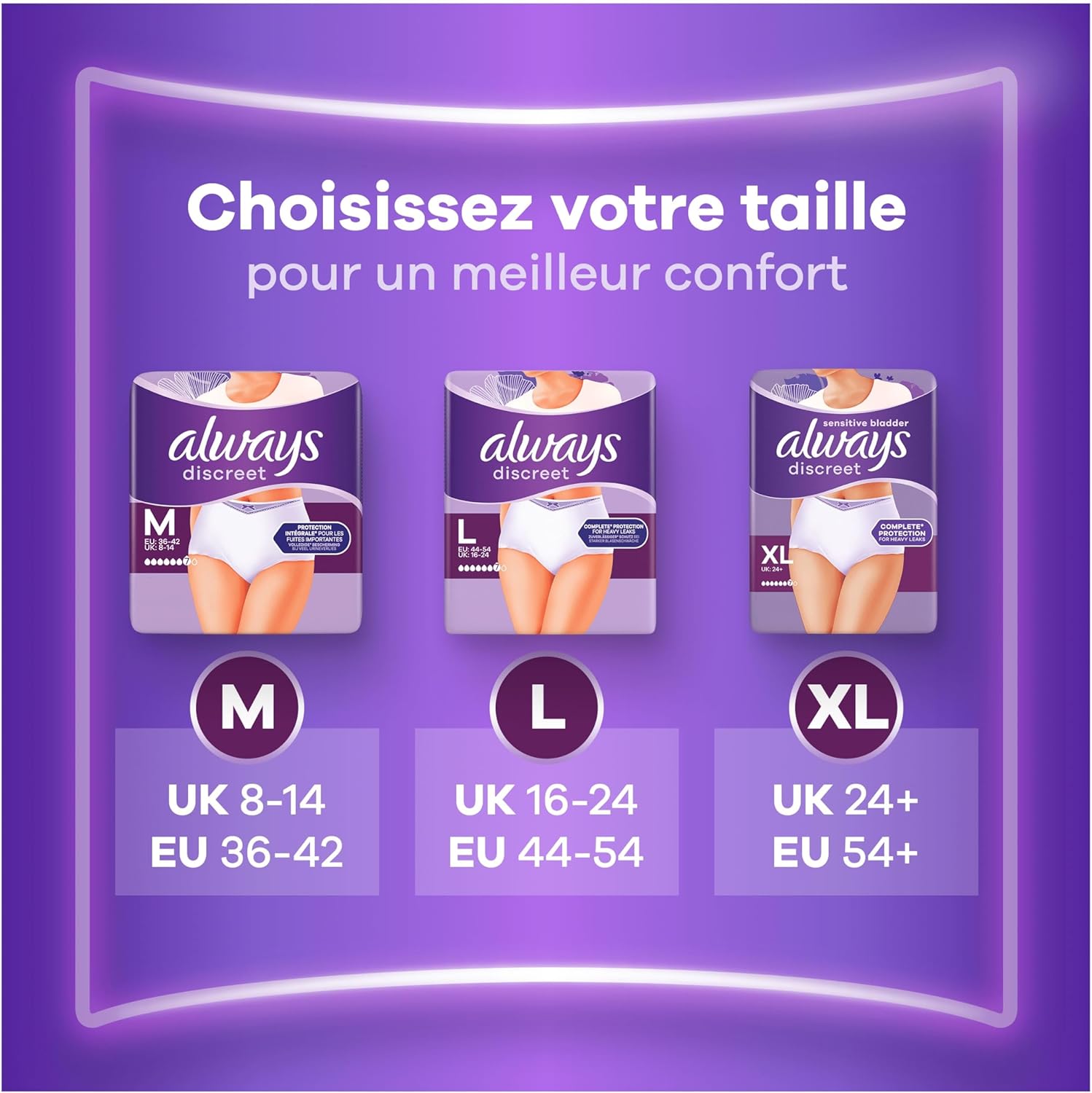 Thumbnail 4 de Always Discreet 48 culottes incontinence