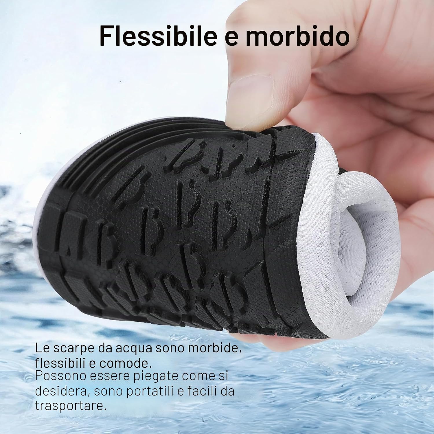 Detalle 2 de SAGUARO Scarpe da Scoglio - Asciugatura Rapida, Antiscivolo e Leggere (Gr. 36-47)