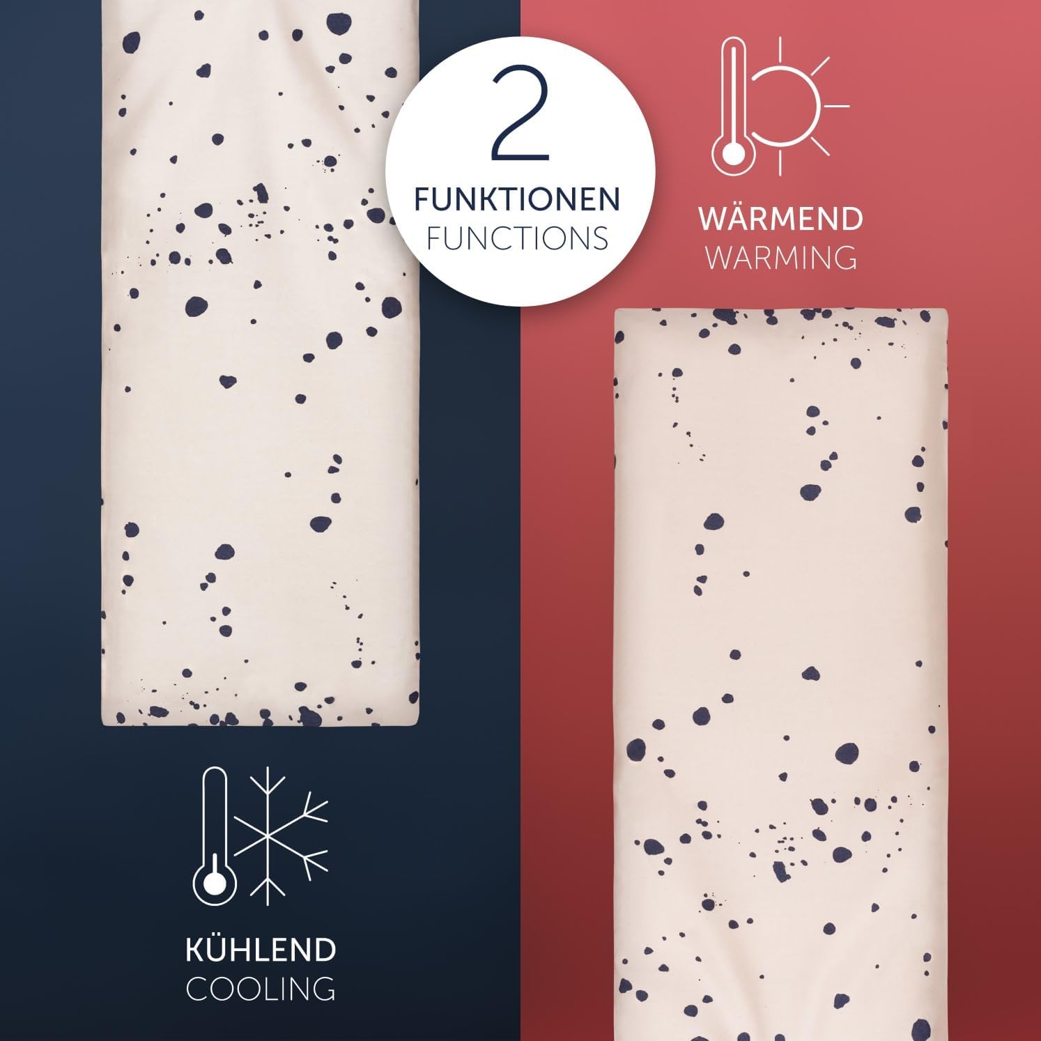 Thumbnail 3 de Blumtal Körnerkissen groß – Wärmekissen für Nacken und Schulter