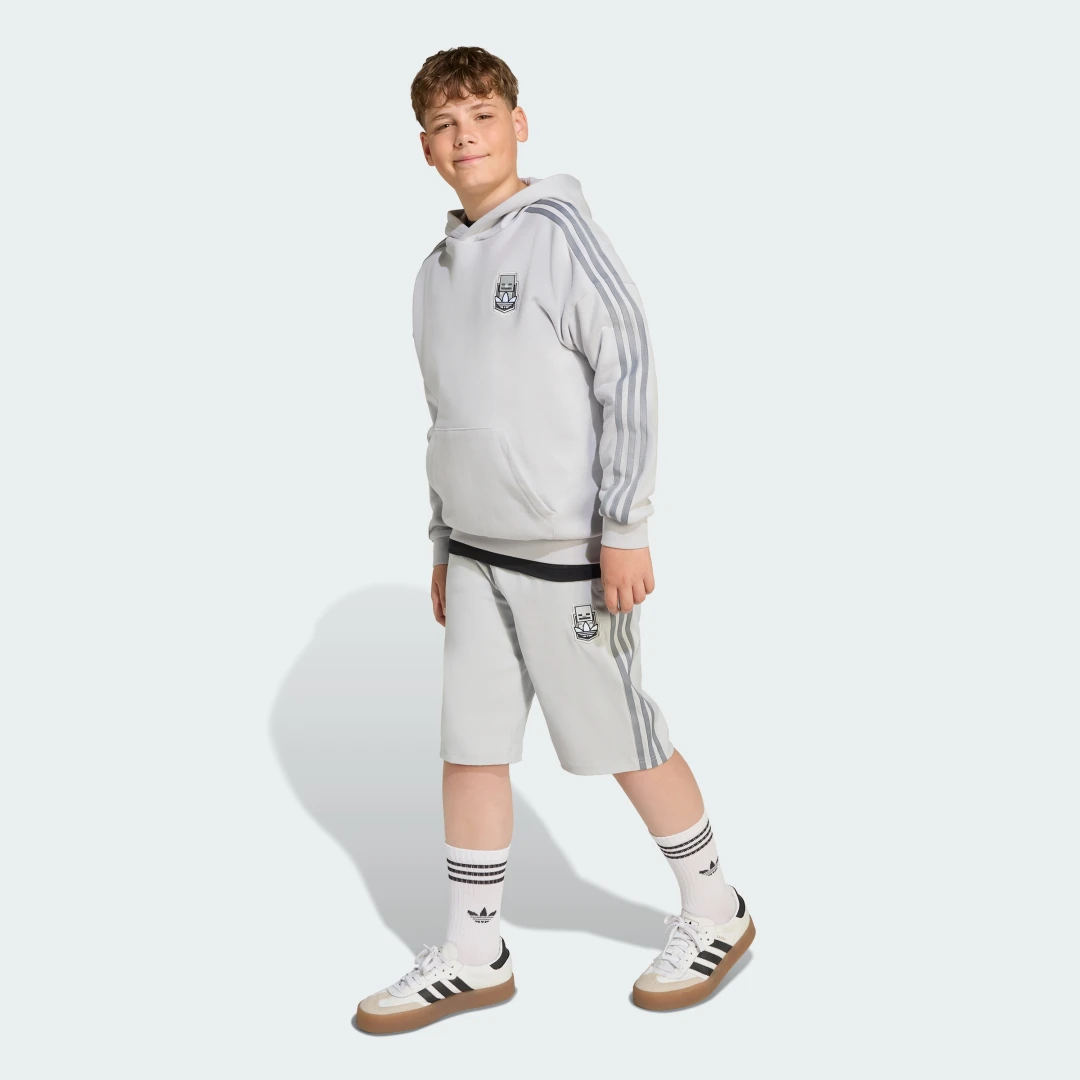 Thumbnail 2 de Pantalón corto adidas x Minecraft (Adolescentes) en gris: comodidad y estilo para jugar y salir