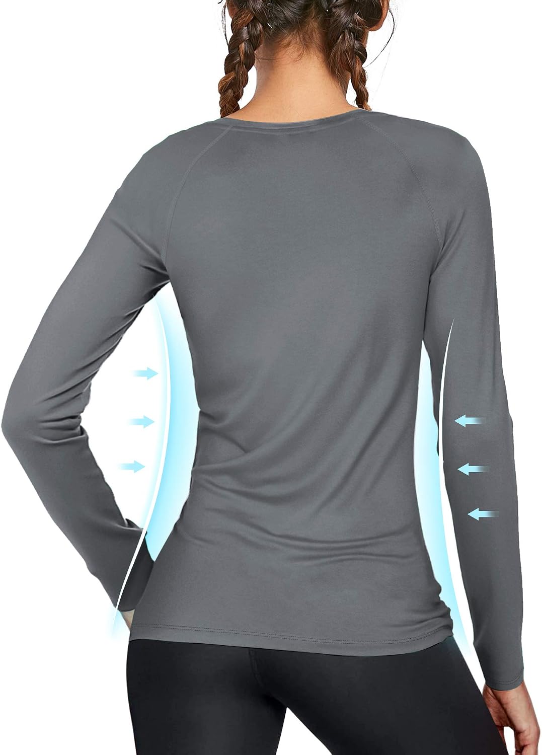 Detalle 2 de isnowood Women's Long-Sleeve Sun Protection Shirt