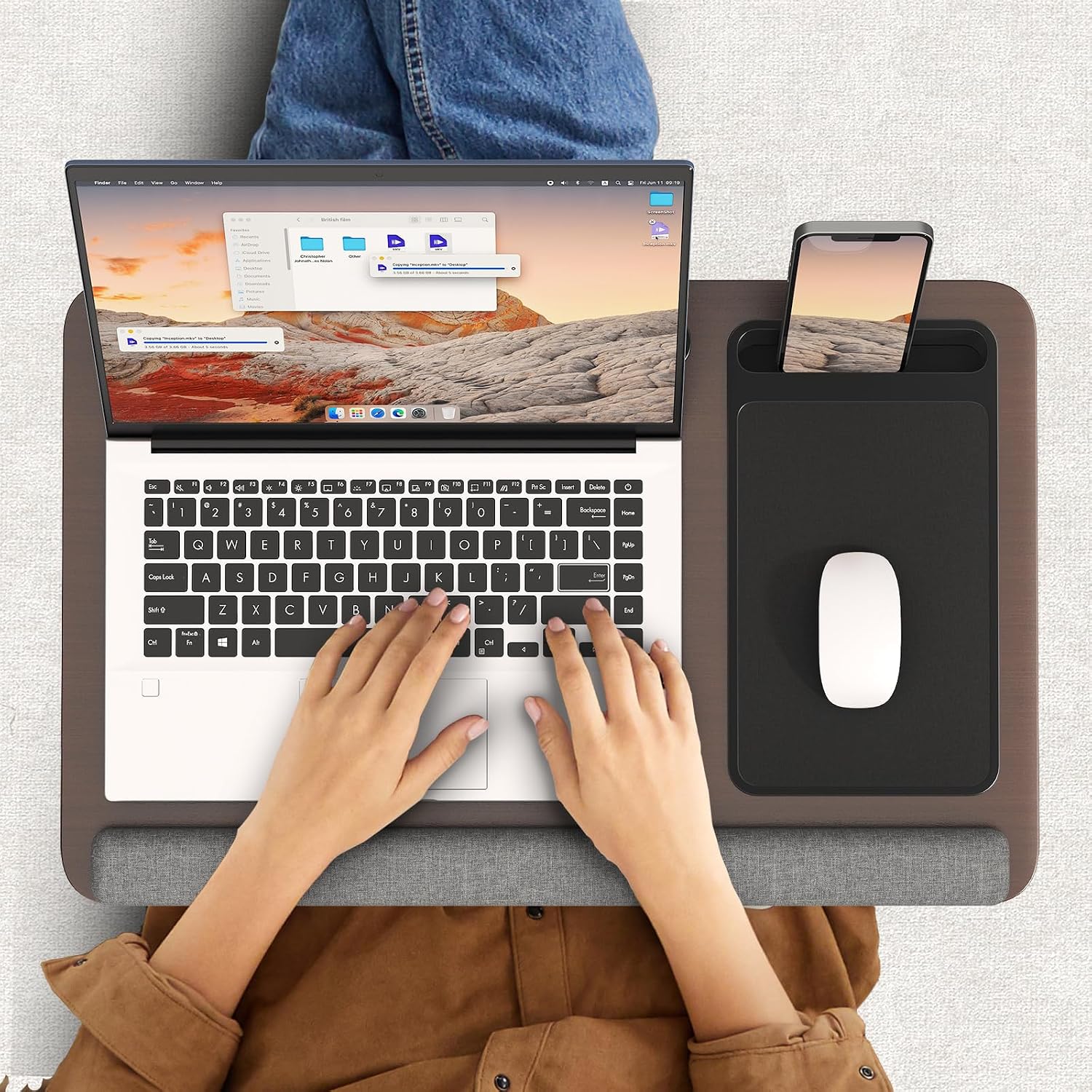 Thumbnail 1 de PUTORSEN Laptop Desk 551×360 mm pour 17,3"
