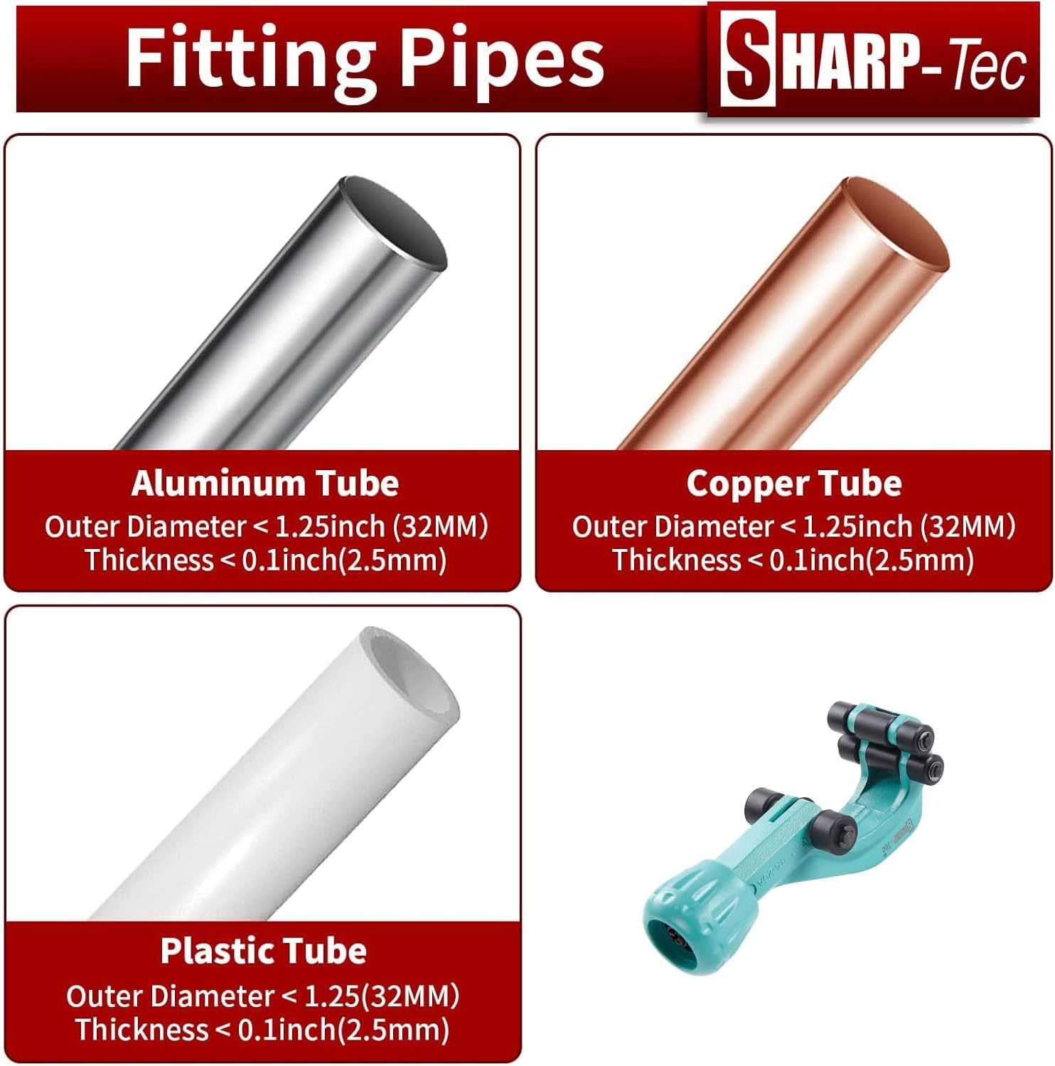 Thumbnail 4 de Sharp-tec 4-32mm Pipe Cutter