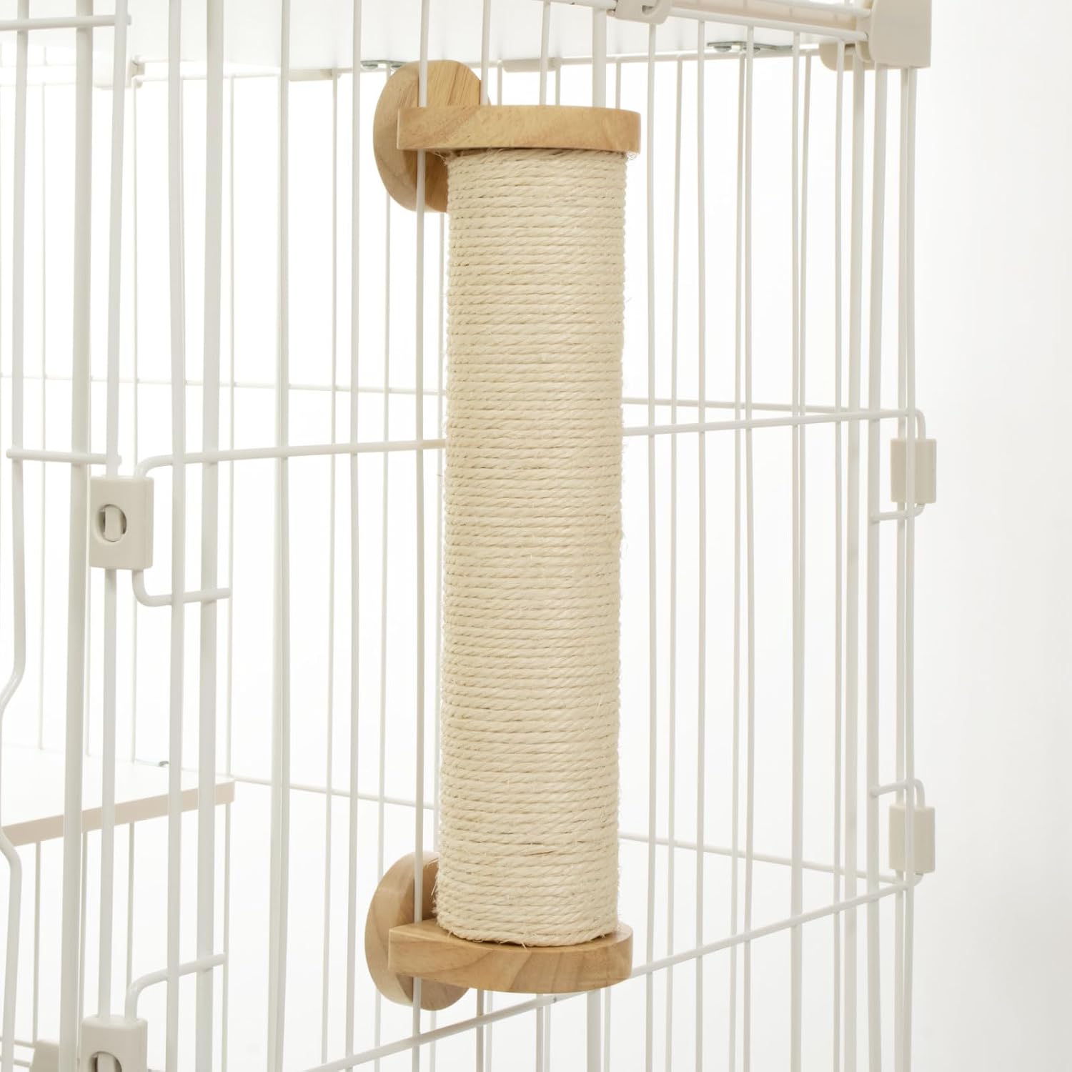 Detalle de 猫壱 バリバリつめとぎポール ケージ用 猫用爪とぎ 8×8×37cm