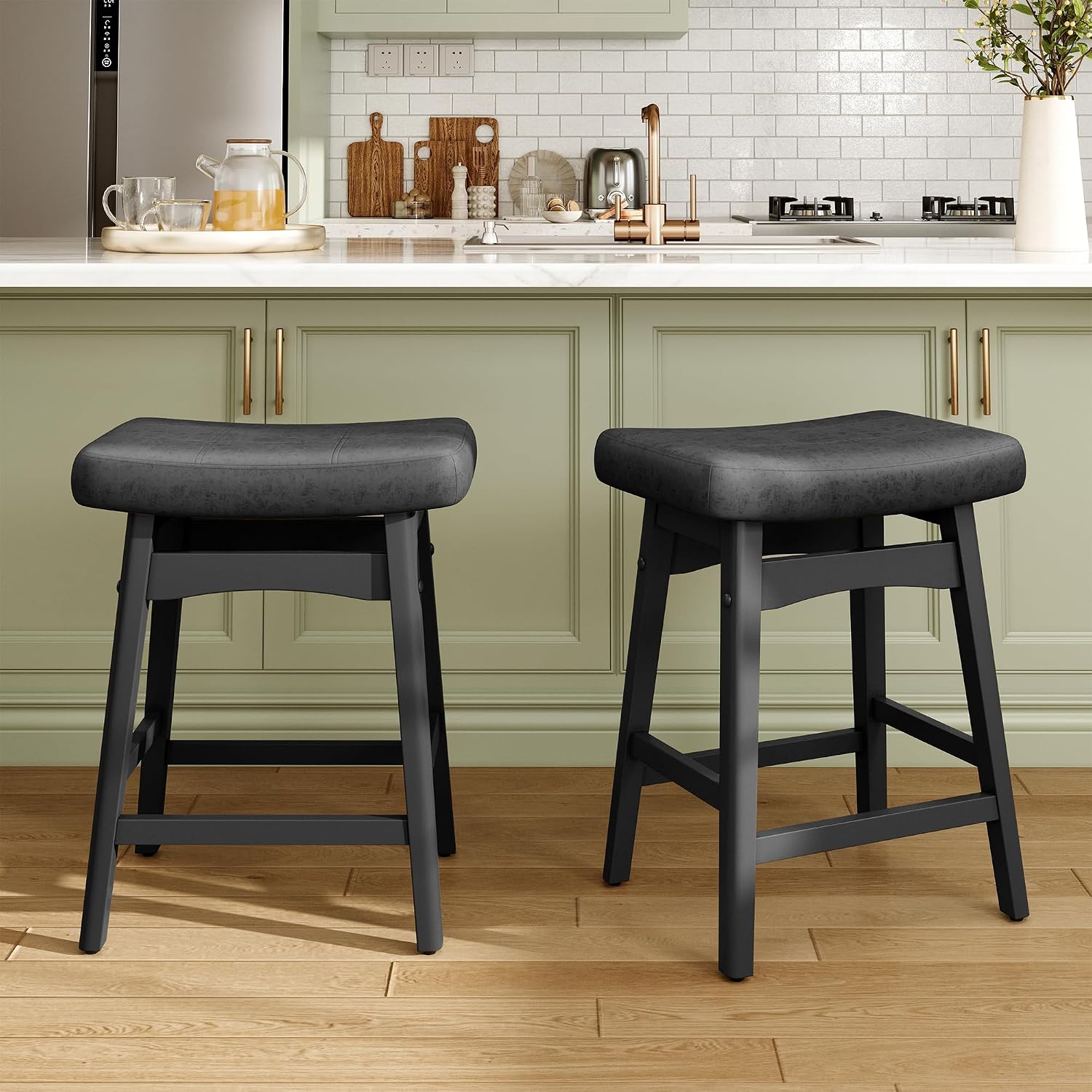 Thumbnail 1 de MAISON ARTS Counter-Height Bar Stool, 24-Inch