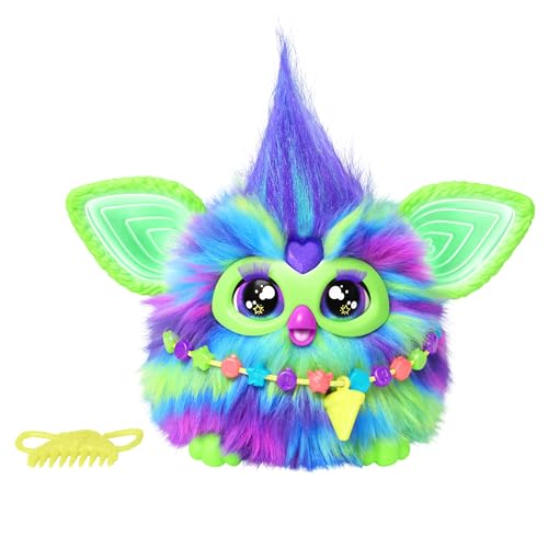 Detalle de Furby Galaxy de Furby (peluche interactivo que brilla en la oscuridad) – versión en español