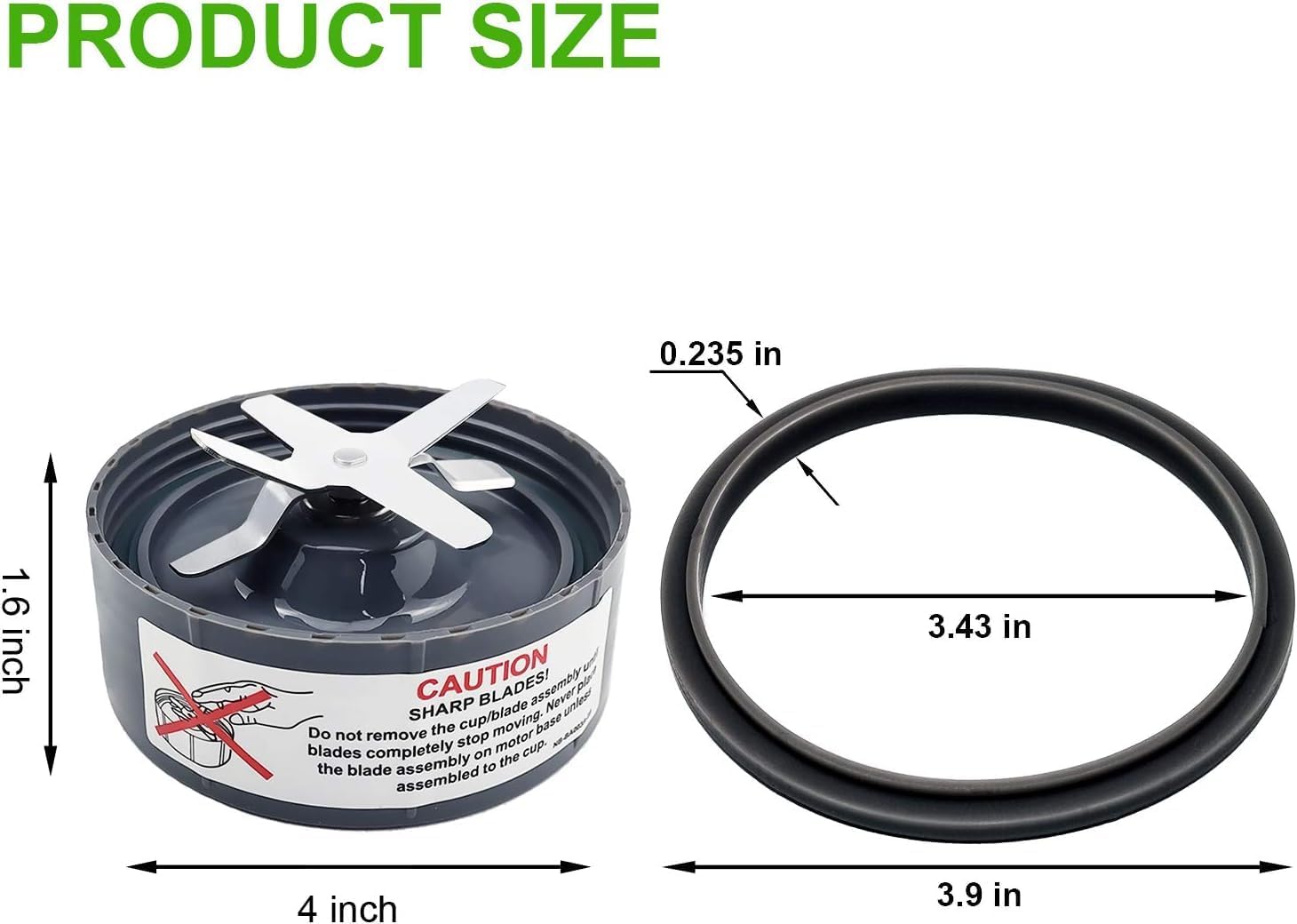 Detalle 2 de Nutribullet compatible blade replacement parts